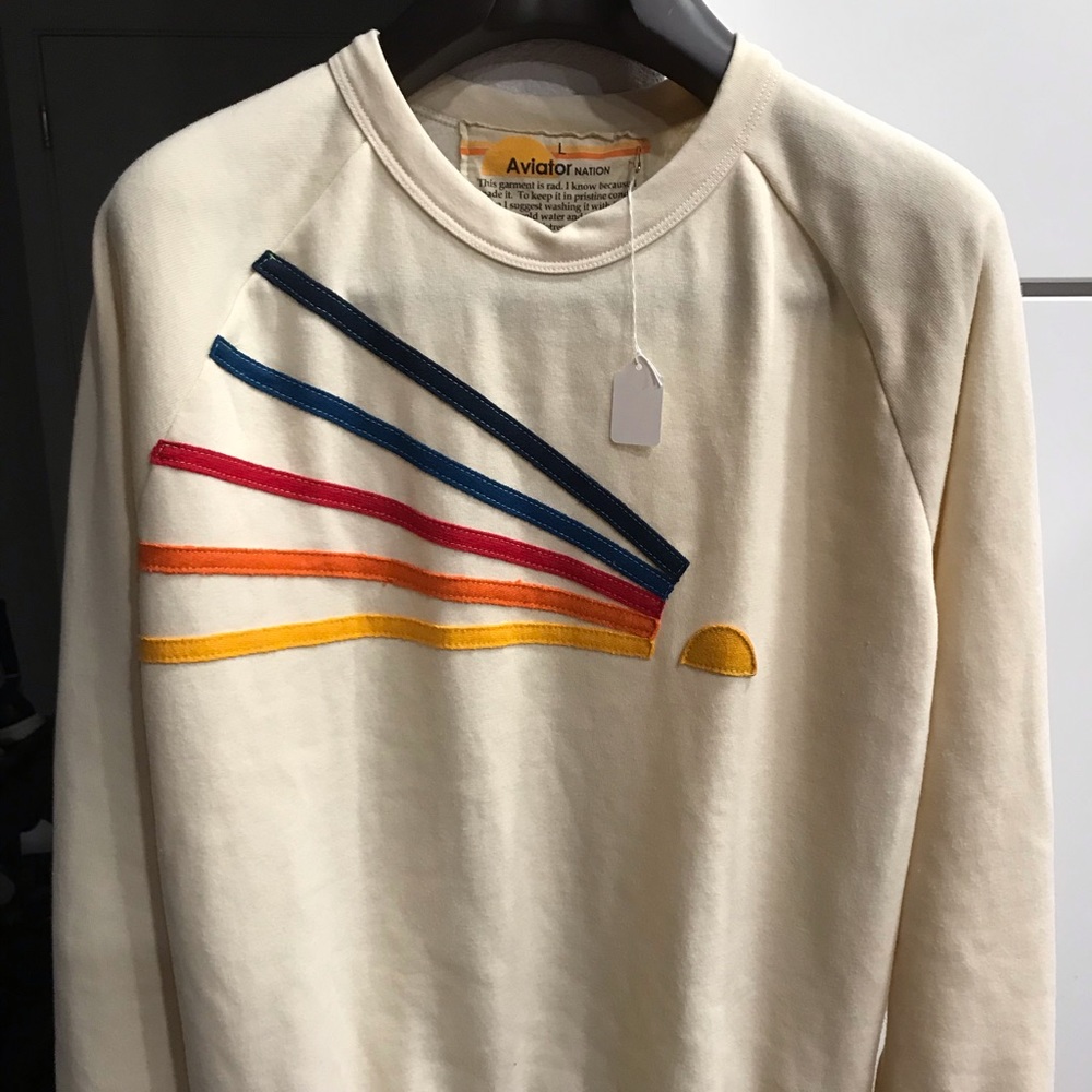 Aviator Nation Daydream Sweatshirt L $156